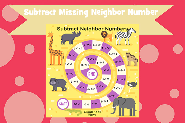Subtract Missing Neighbor Number