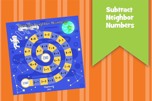 Subtract Neighbor Numbers
