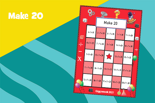 Bingo Board - Make 20