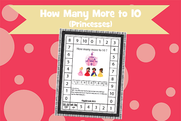 How Many More to 10 (Princesses)