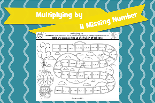 Multiplying by 11 Missing Number