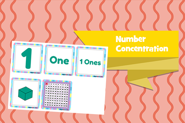 Block Counting Cards 1-10