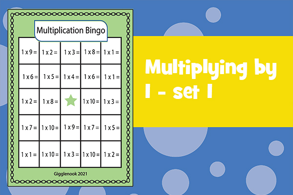 Multiplying by 1 - set 1