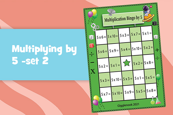Multiplying by 5 - set 2
