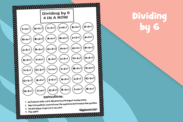 Dividing by 6