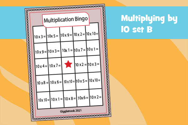 Multiplying by 10 set B
