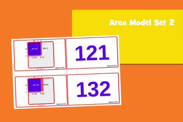 Area Model Flashcards Set 2