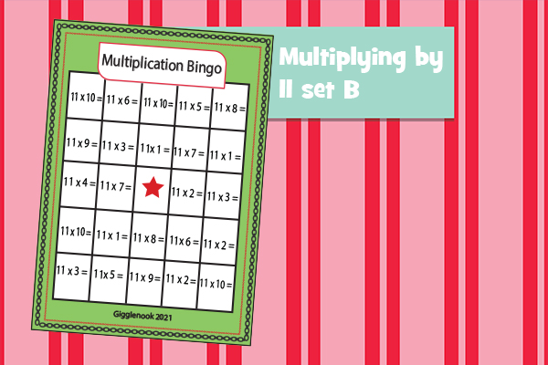 Multiplying by 11 set B