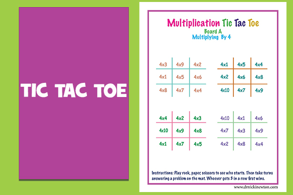 MULTIPLYING BY 4