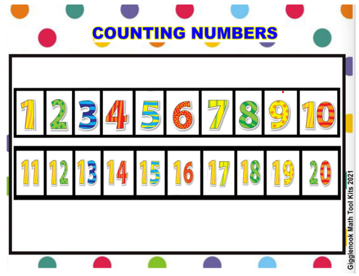 Numberline to 20
