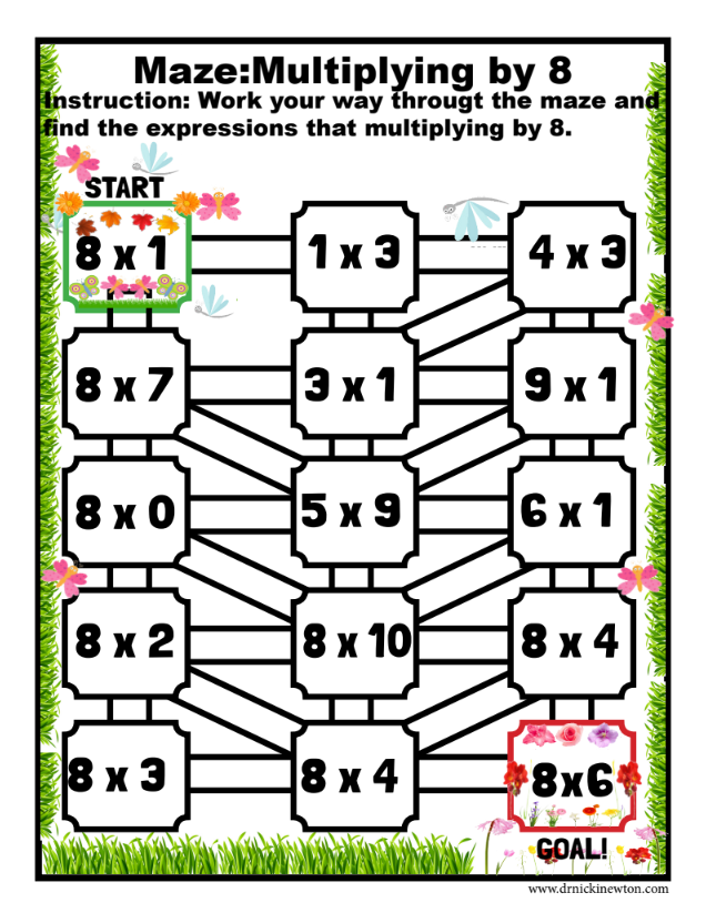 Multiplication Maze